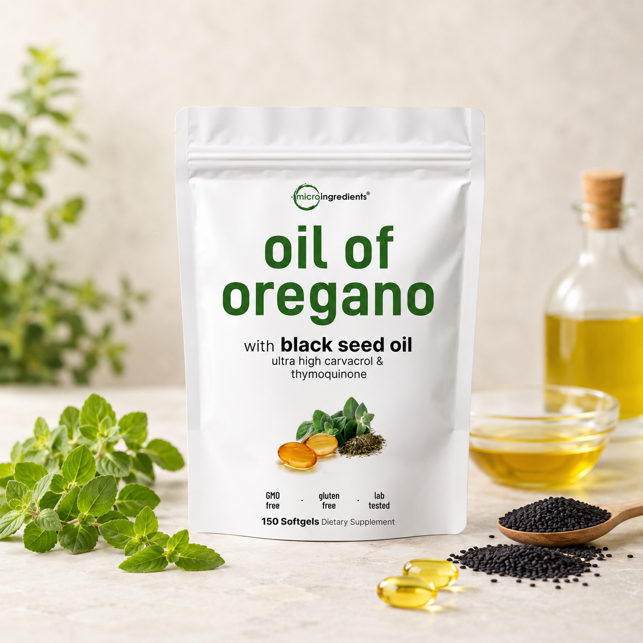 Oil of Oregano + Black Seed